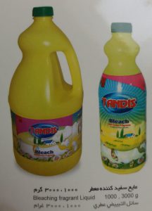 قیمت مایع سفید کننده یک لیتری